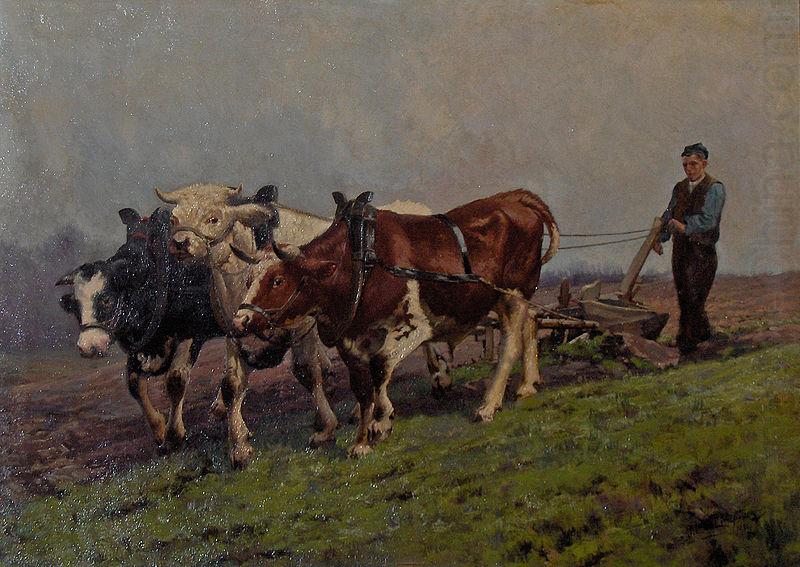 Georges Jansoone Plowing china oil painting image